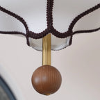 Pendant Light | Lantern Fabric Shade & Warm Ambient Glow