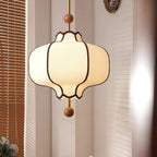 Pendant Light | Lantern Fabric Shade & Warm Ambient Glow