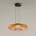 Pendant Light | Layered Multi-Tiered Metal & Glass Warm LED
