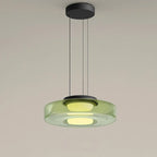 Pendant Light | Layered Multi-Tiered Metal & Glass Warm LED