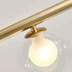 Pendant Light | Linear Bubble Glass & Metal | 5/6-Light