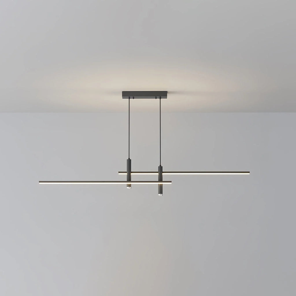 Pendant Light | Linear Metal Spotlight & Adjustable Cord