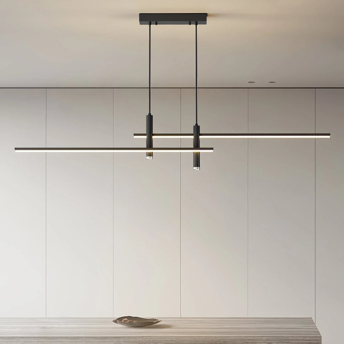 Pendant Light | Linear Metal Spotlight & Adjustable Cord