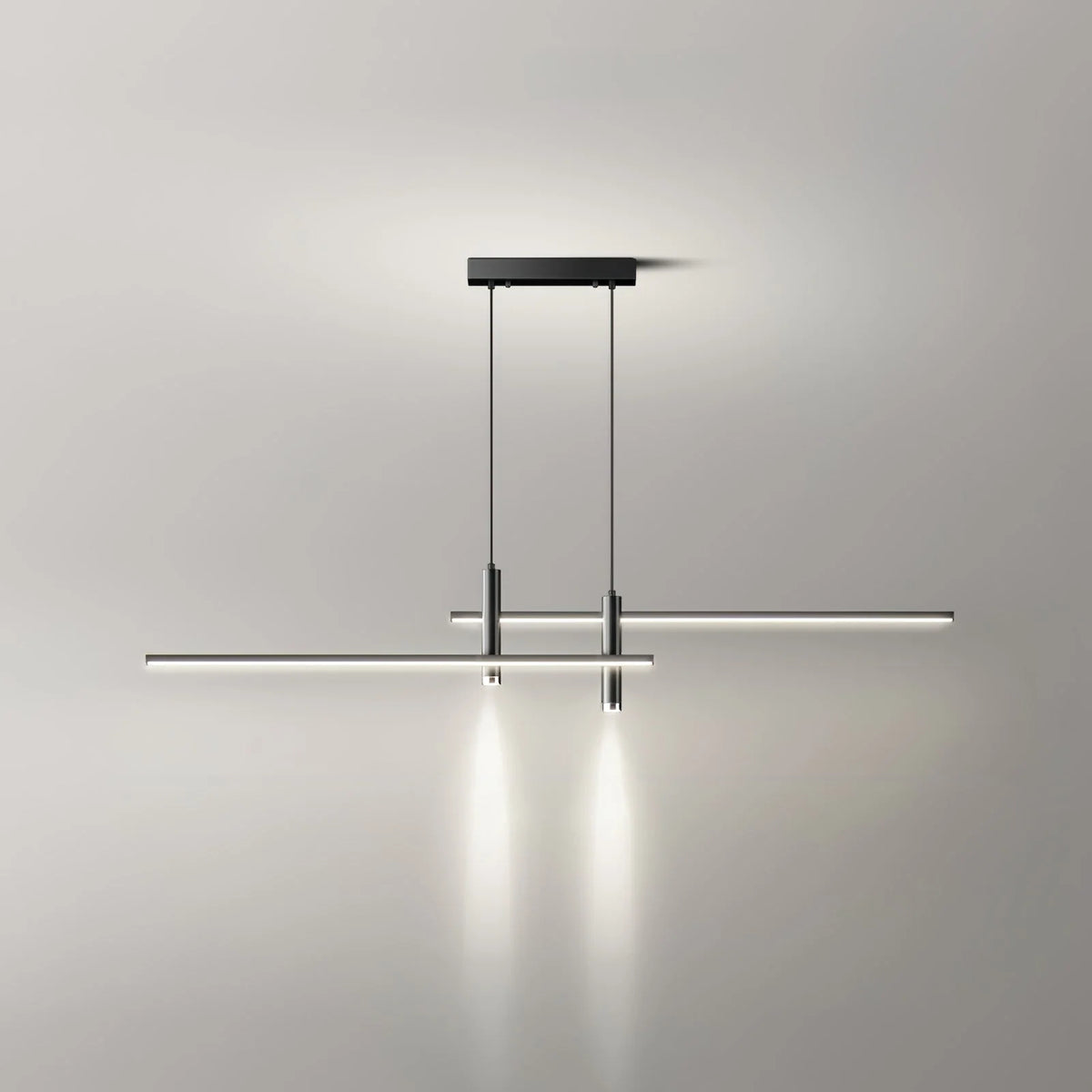 Pendant Light | Linear Metal Spotlight & Adjustable Cord