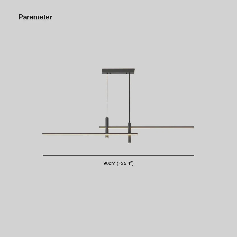 Pendant Light | Linear Metal Spotlight & Adjustable Cord