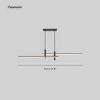 Pendant Light | Linear Metal Spotlight & Adjustable Cord