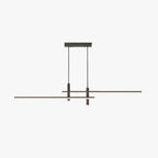 Pendant Light | Linear Metal Spotlight & Adjustable Height