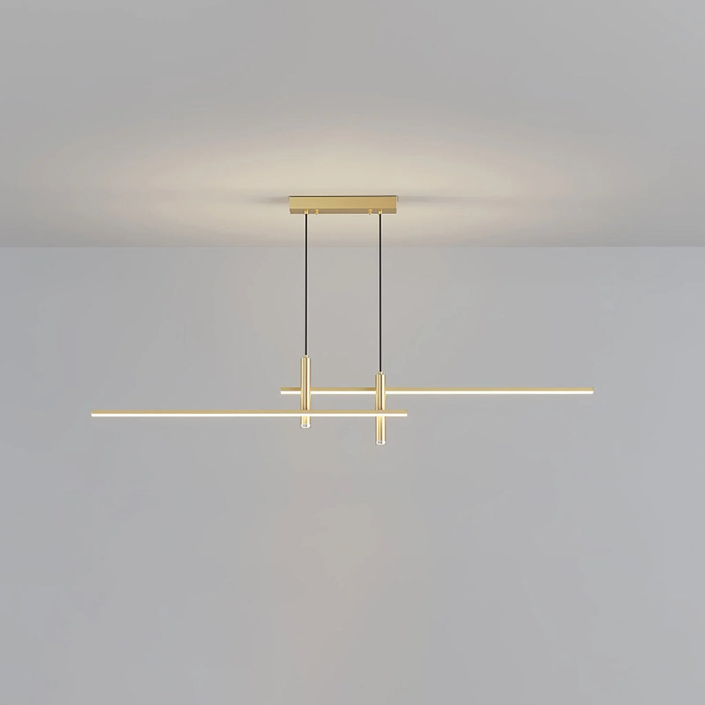 Pendant Light | Linear Metal Spotlight & Adjustable Height