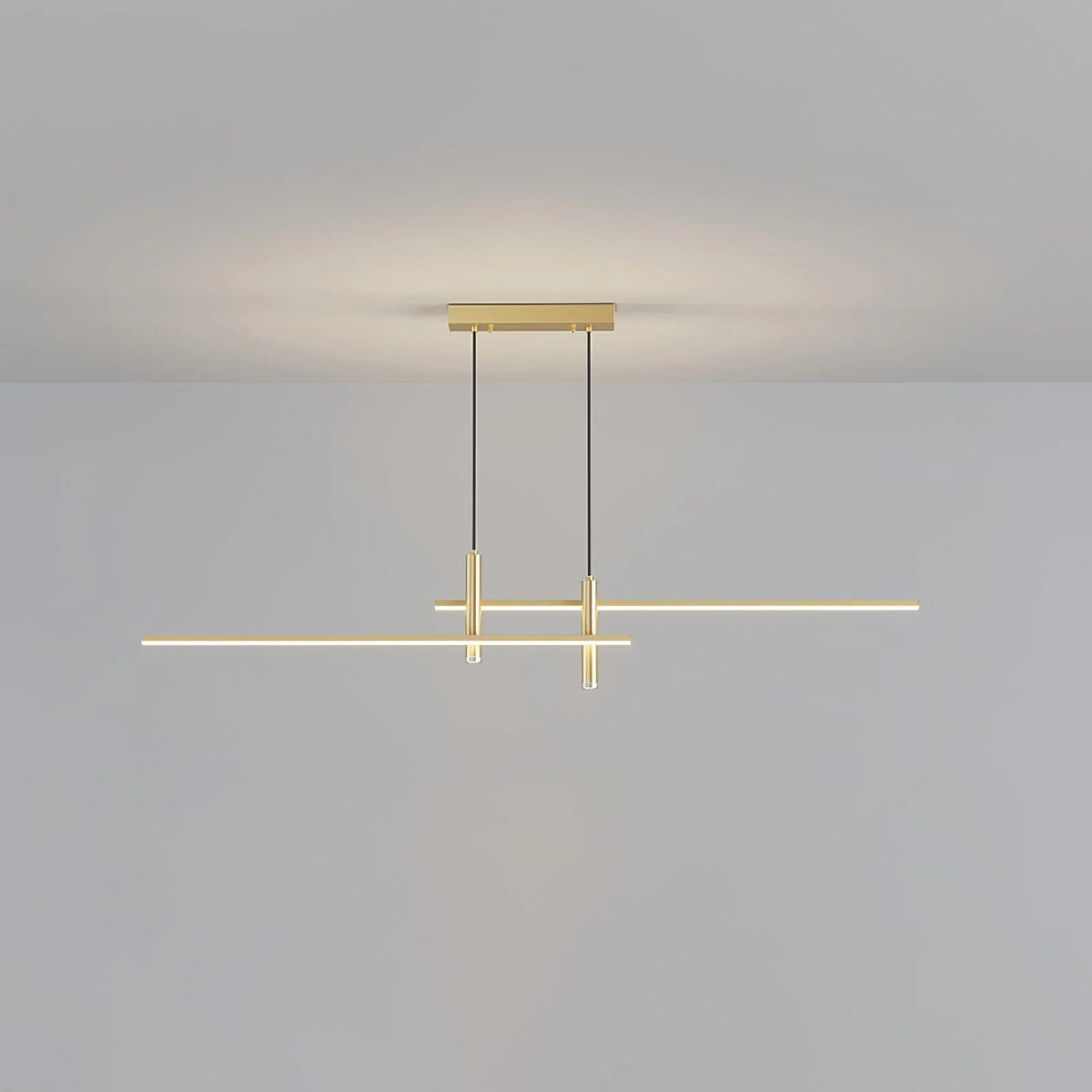 Pendant Light | Linear Metal Spotlight & Adjustable Height
