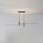 Pendant Light | Linear Metal Spotlight & Adjustable Height