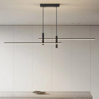 Pendant Light | Linear Metal Spotlight & Adjustable Height