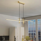 Pendant Light | Linear Metal Spotlight & Adjustable Height
