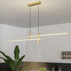 Pendant Light | Linear Metal Spotlight & Adjustable Height