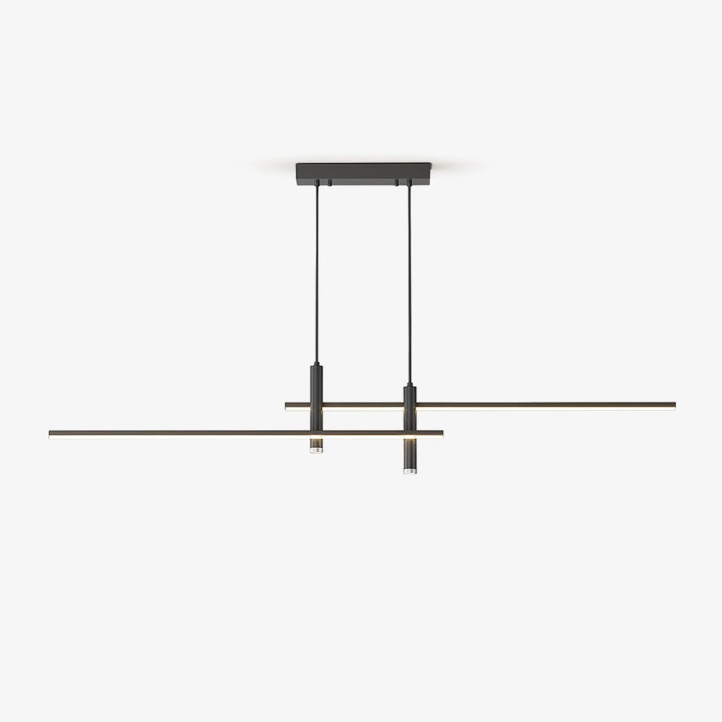 Pendant Light | Linear Metal Spotlight & Adjustable Height