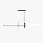 Pendant Light | Linear Metal Spotlight & Adjustable Height