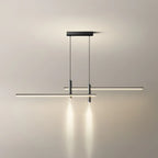 Pendant Light | Linear Metal Spotlight & Adjustable Height