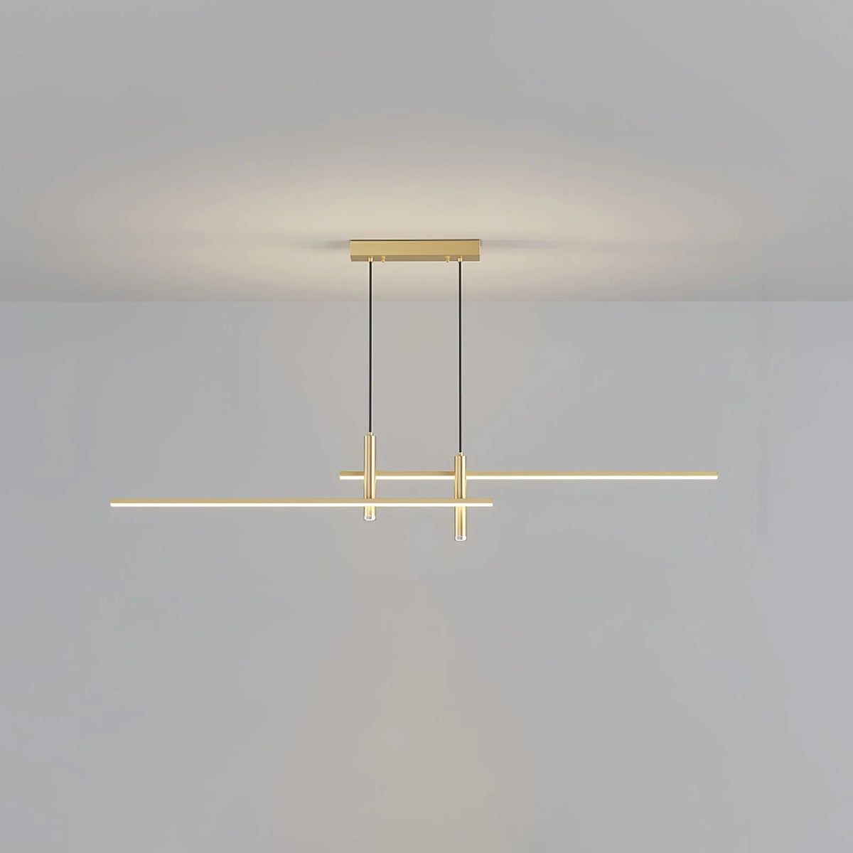 Pendant Light | Linear Metal Spotlight & Adjustable Height