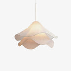 Pendant Light | Metal & Fabric Shade & Bloom Design