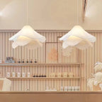 Pendant Light | Metal & Fabric Shade & Bloom Design