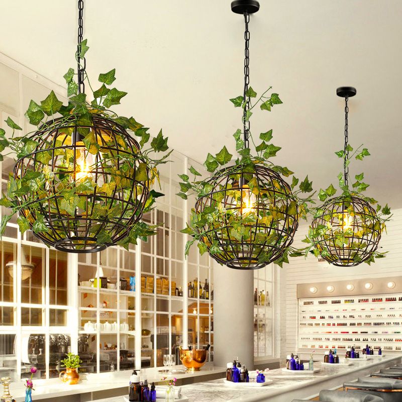 Pendant Light | Metal Globe Shade & Adjustable Chain | E26/E27 Socket
