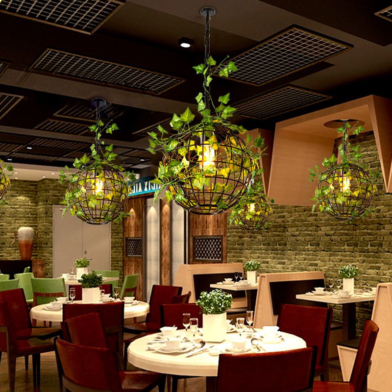 Pendant Light | Metal Globe Shade & Adjustable Chain | E26/E27 Socket