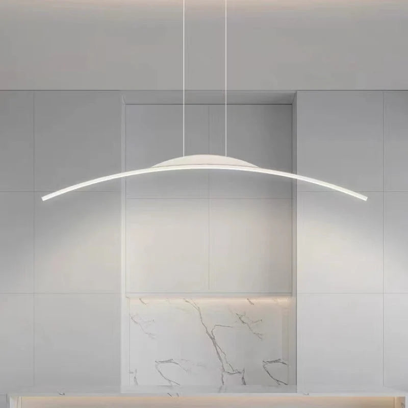 Pendant Light | Metal Linear LED Dimmable & Remote-Controlled