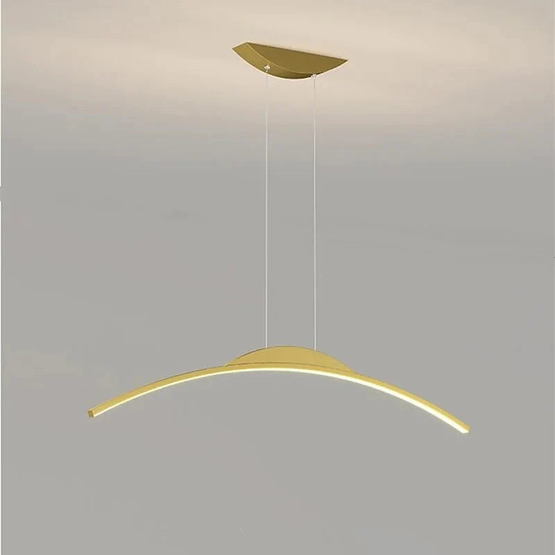 Pendant Light | Metal Linear LED Dimmable & Remote-Controlled