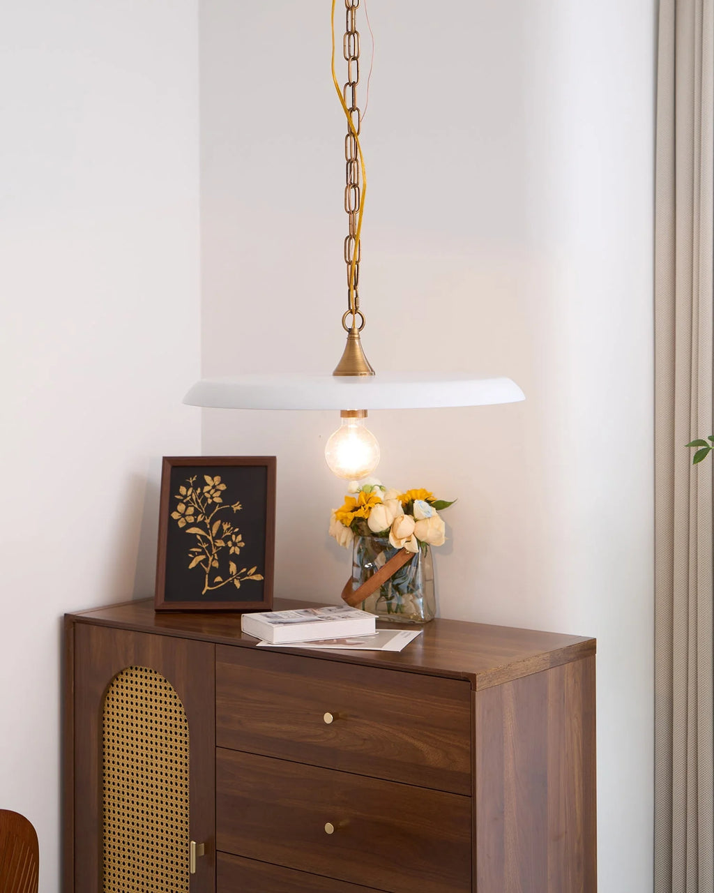 Pendant Light | Metal Shade & Adjustable Chain | 30–50 cm