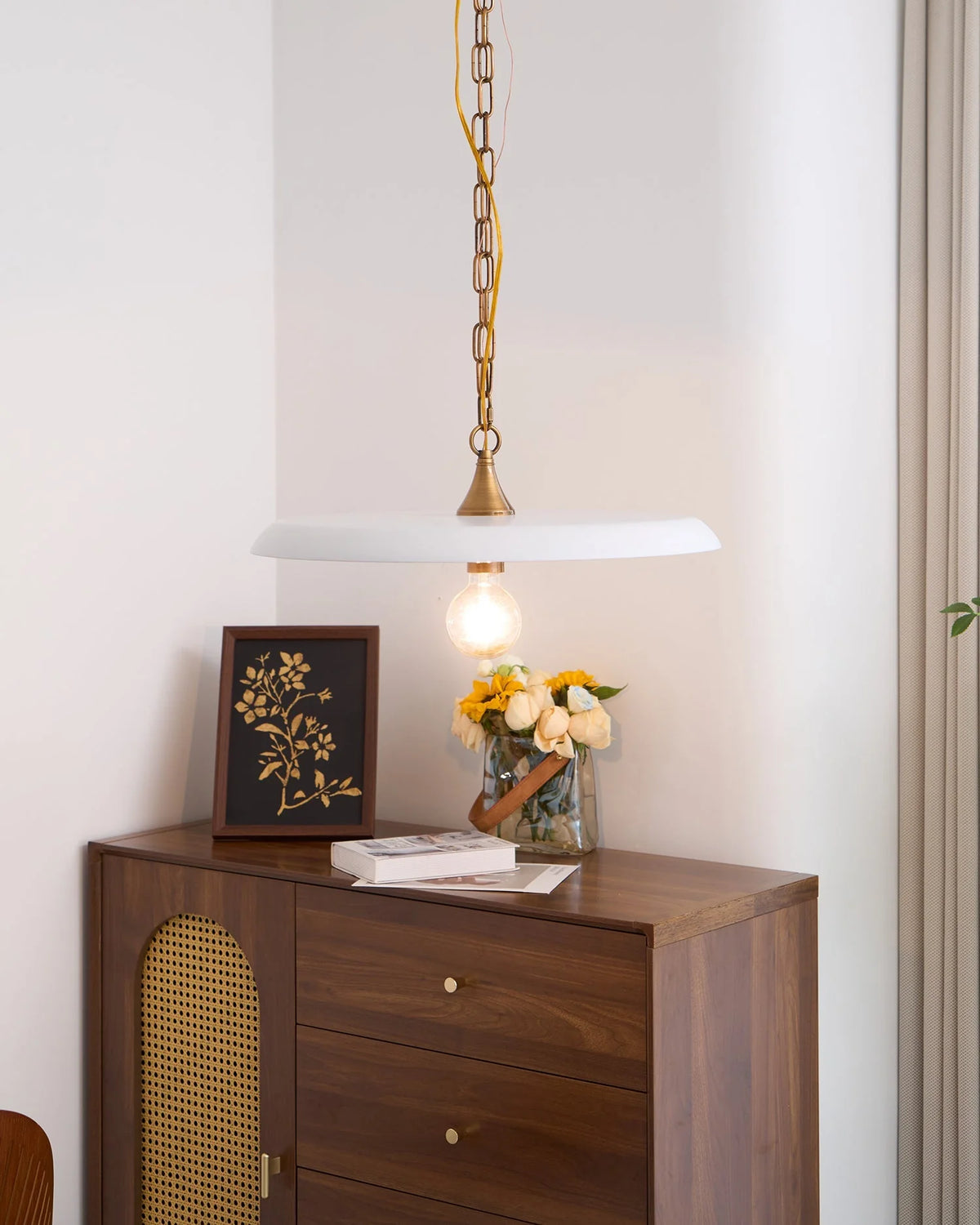 Pendant Light | Metal Shade & Adjustable Chain | 30–50 cm