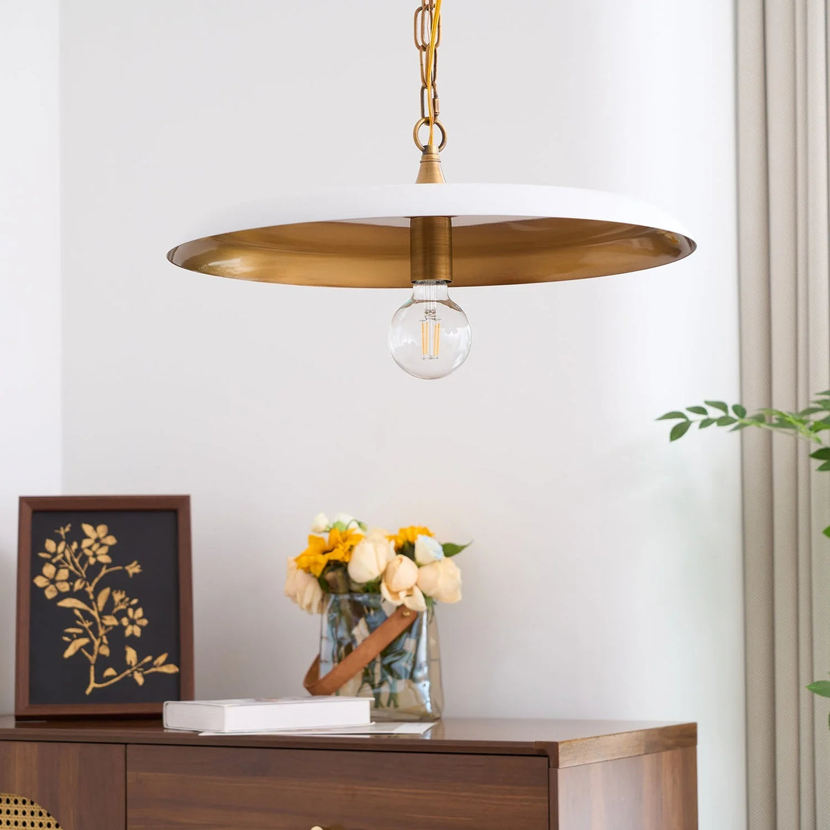 Pendant Light | Metal Shade & Adjustable Chain | 30–50 cm