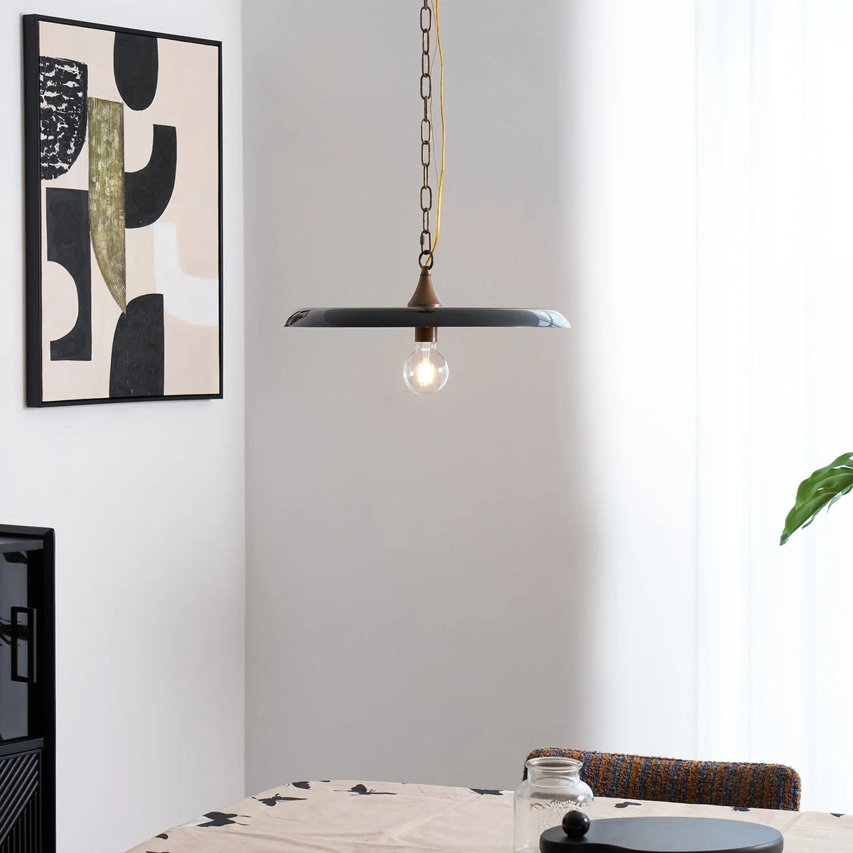 Pendant Light | Metal Shade & Adjustable Chain | 30–50 cm