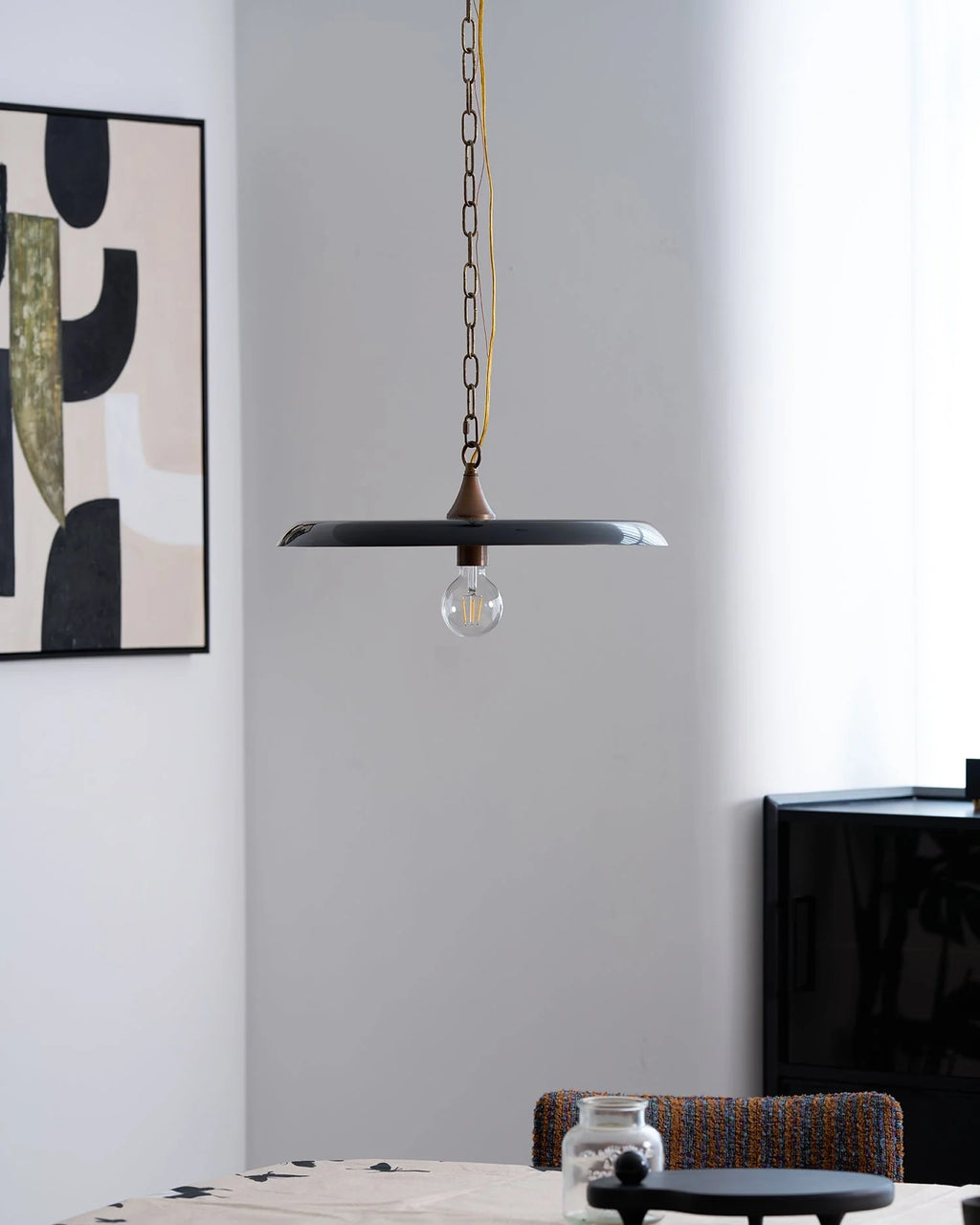 Pendant Light | Metal Shade & Adjustable Chain | 30–50 cm