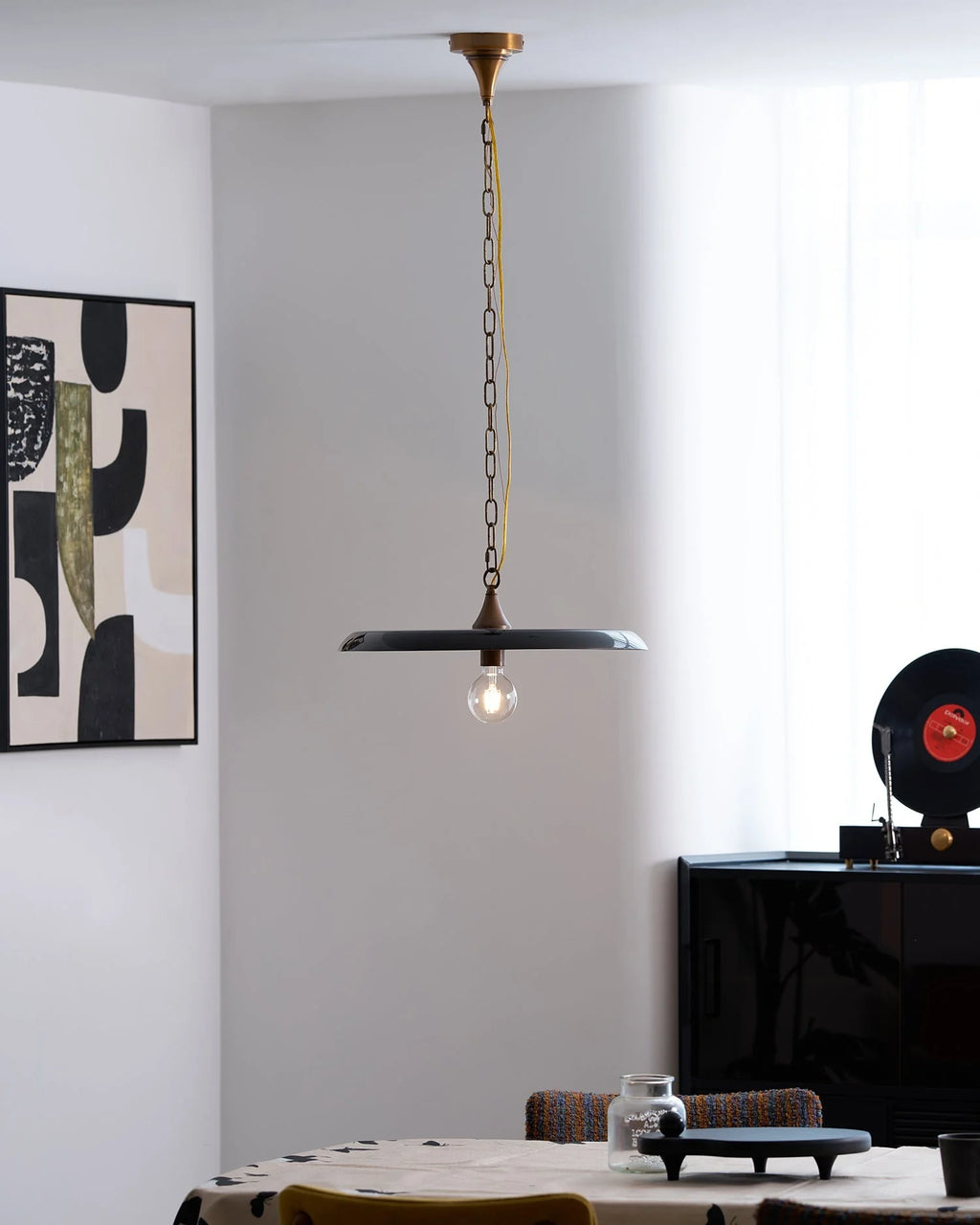Pendant Light | Metal Shade & Adjustable Chain | 30–50 cm