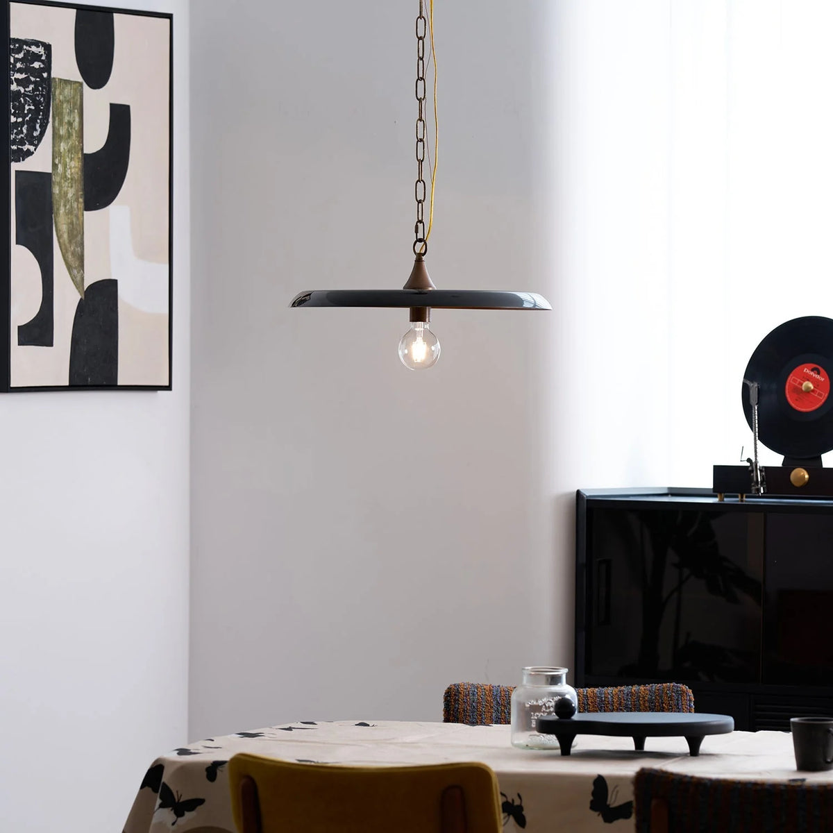 Pendant Light | Metal Shade & Adjustable Chain | 30–50 cm