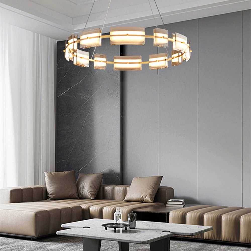 Pendant Light | Pure Copper & Glass | Dimmable LED Included