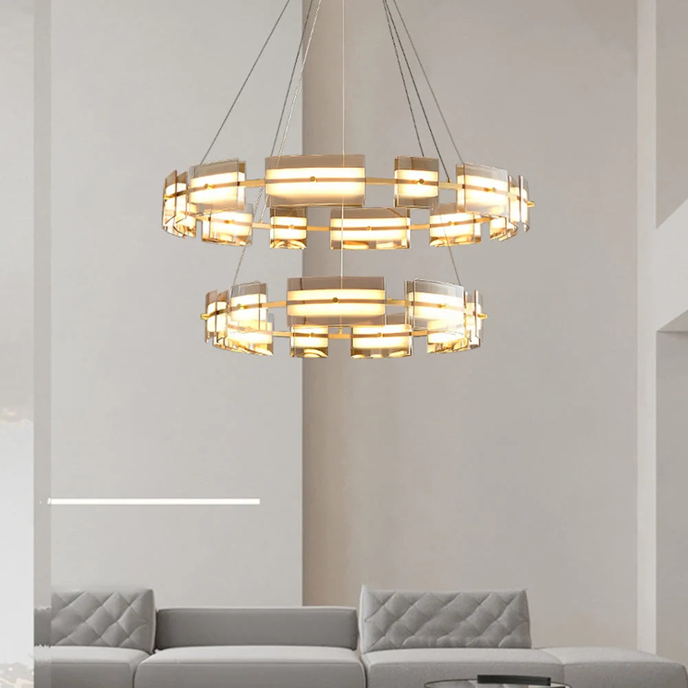 Pendant Light | Pure Copper & Glass | Dimmable LED Included