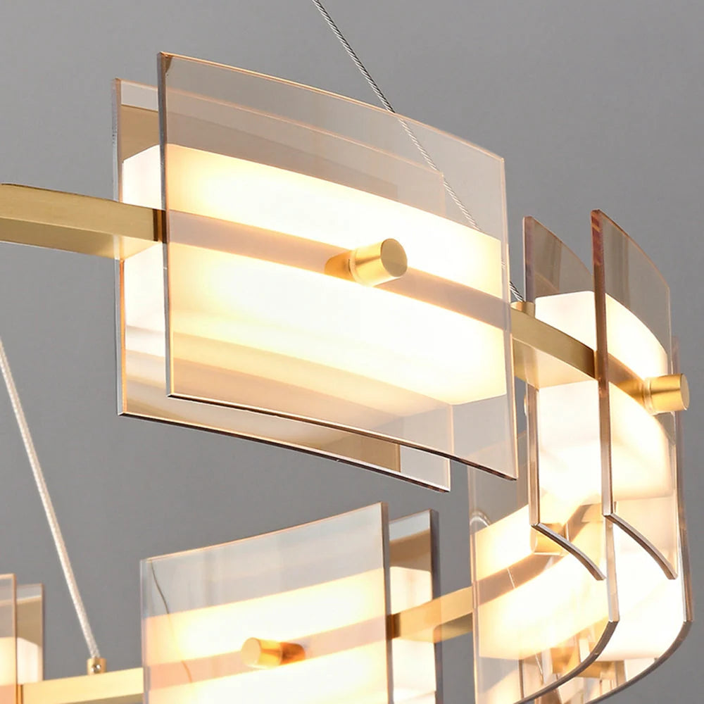 Pendant Light | Pure Copper & Glass | Dimmable LED Included