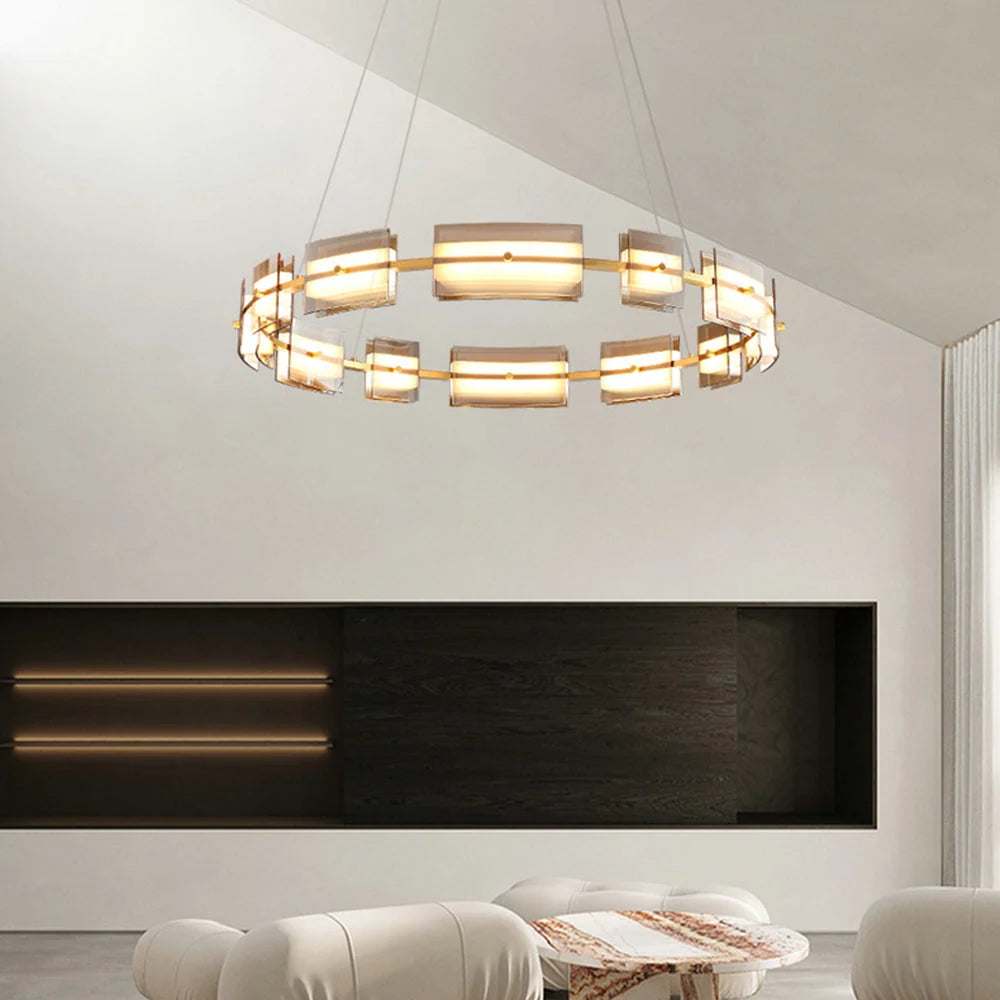 Pendant Light | Pure Copper & Glass | Dimmable LED Included