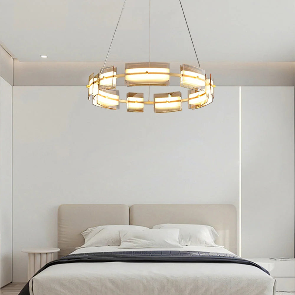 Pendant Light | Pure Copper & Glass | Dimmable LED Included
