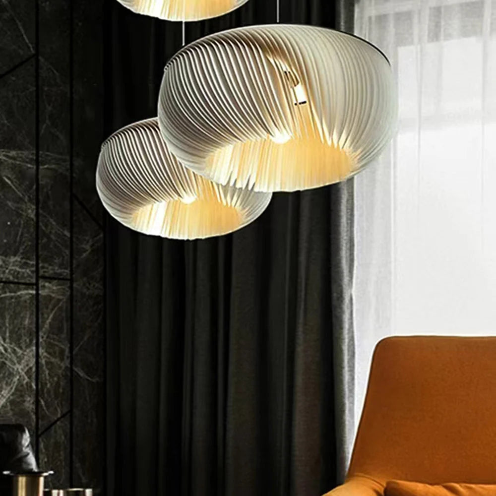 Pendant Light | Recyclable Tyvek Shade & Metal Frame