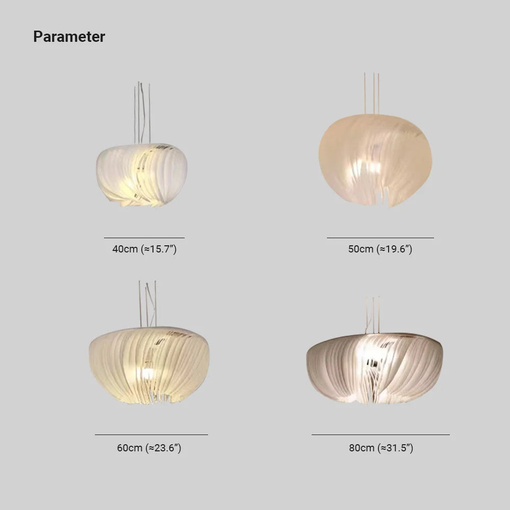 Pendant Light | Recyclable Tyvek Shade & Metal Frame