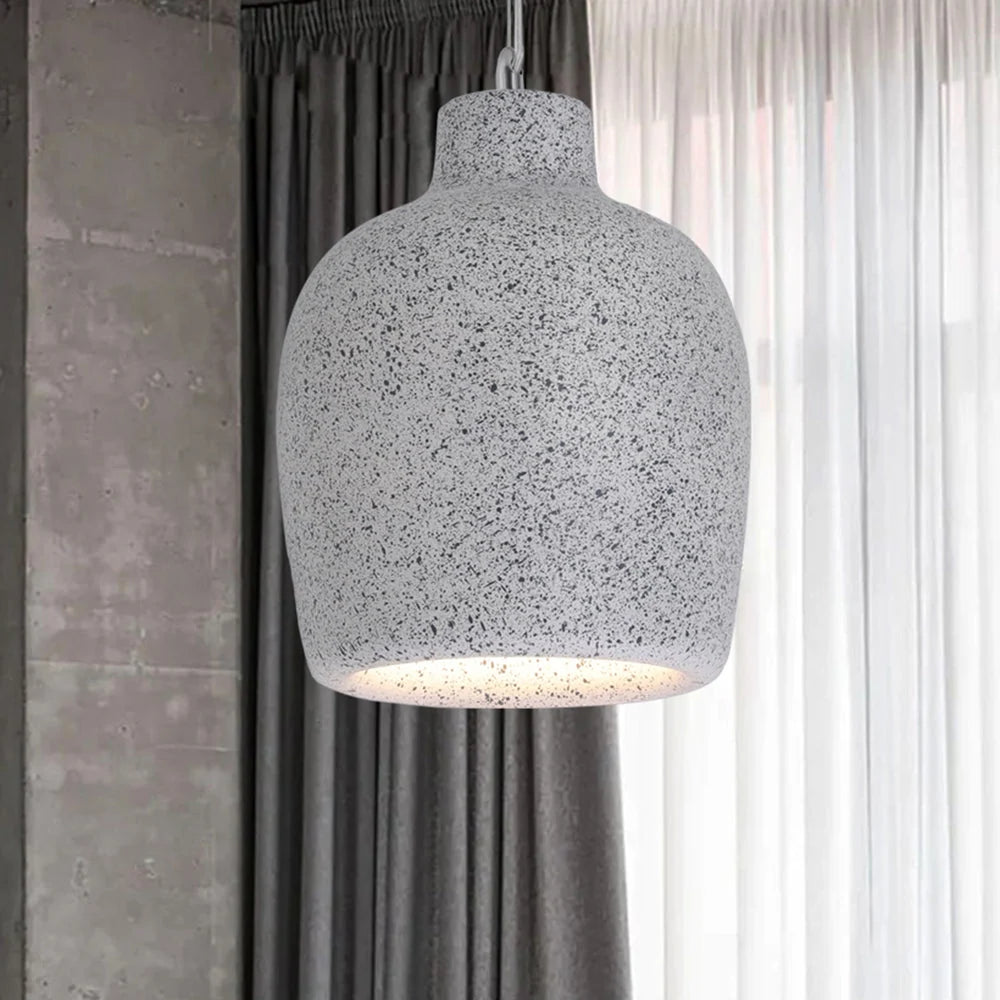 Pendant Light | Resin & Acrylic Shade | Adjustable Cord