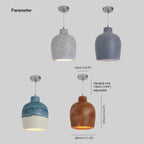 Pendant Light | Resin & Acrylic Shade | Adjustable Cord