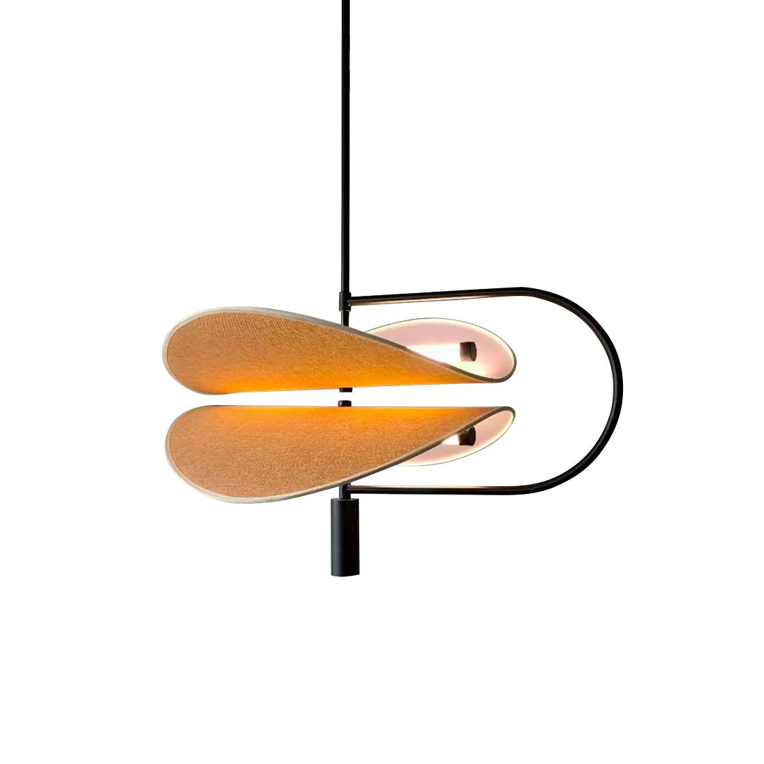 Pendant Light | Sculptural Acrylic Tube & Integrated LED | 60/80 cm
