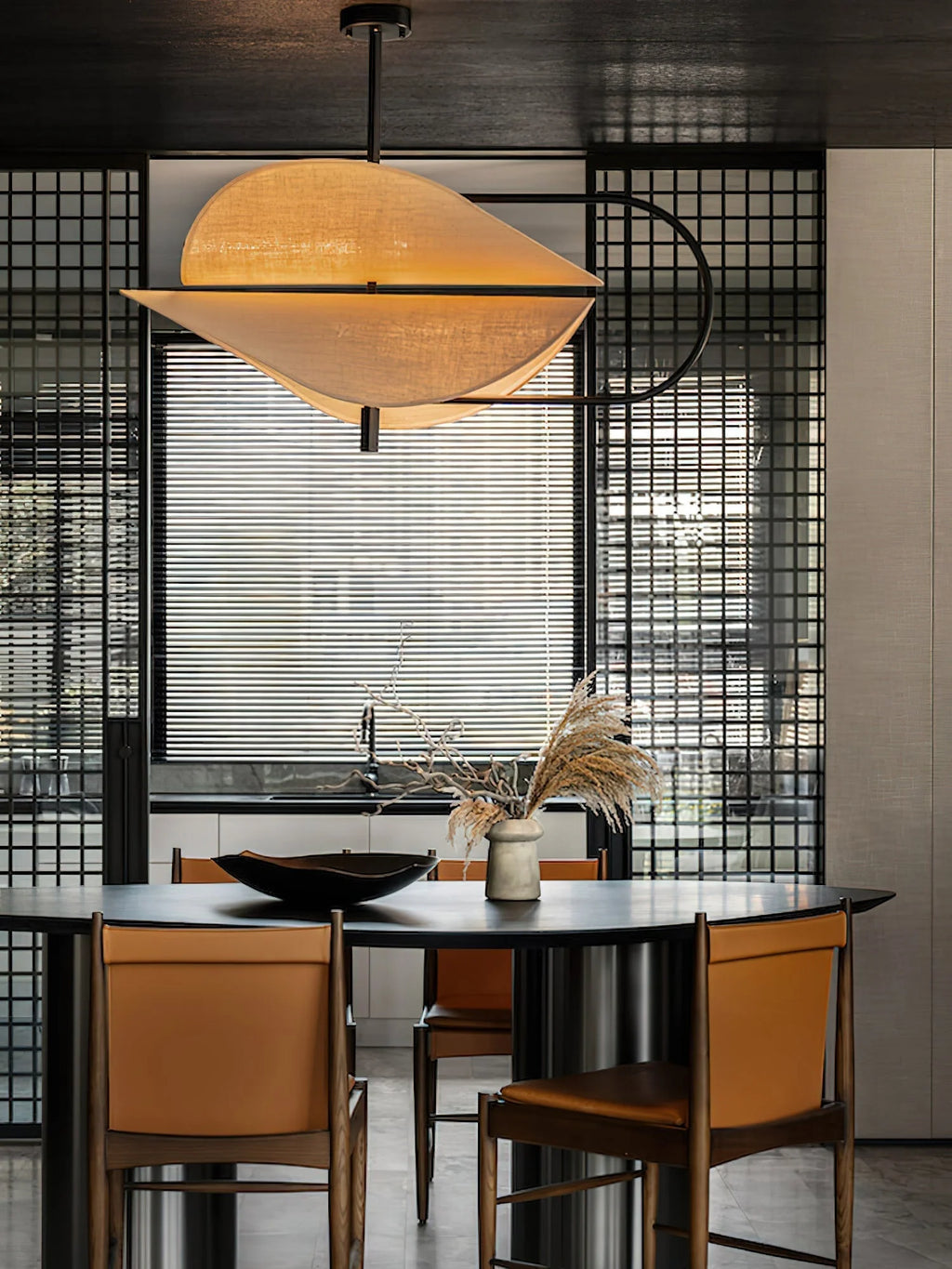 Pendant Light | Sculptural Acrylic Tube & Integrated LED | 60/80 cm