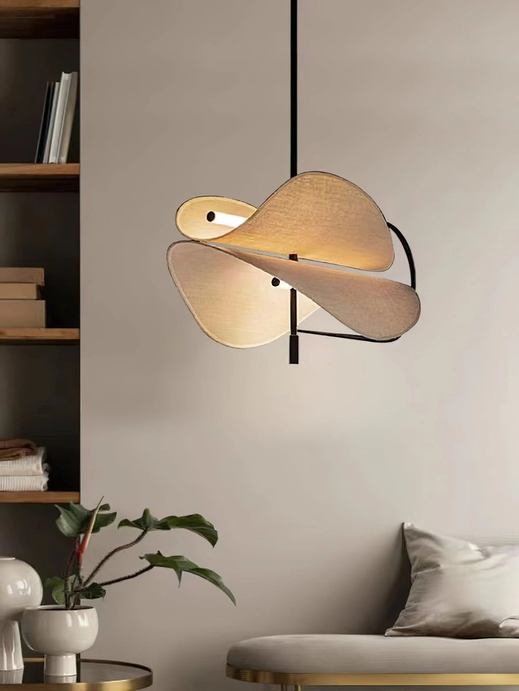 Pendant Light | Sculptural Acrylic Tube & Integrated LED | 60/80 cm