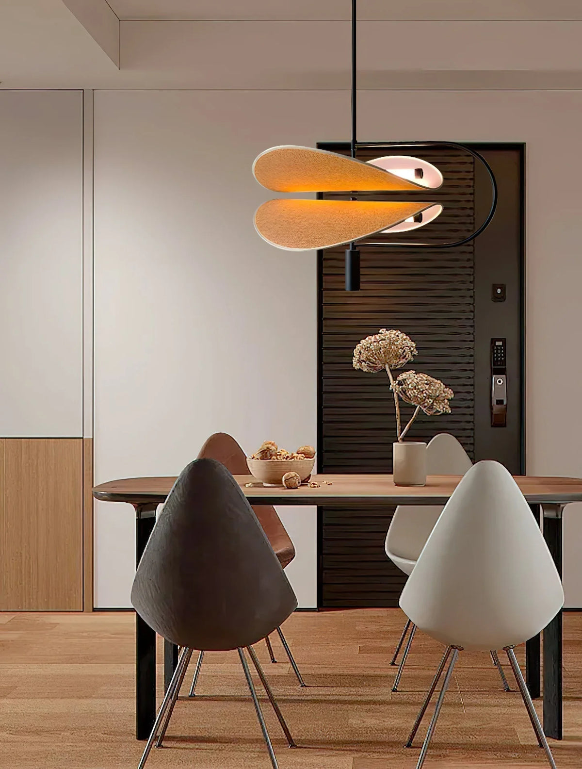 Pendant Light | Sculptural Acrylic Tube & Integrated LED | 60/80 cm