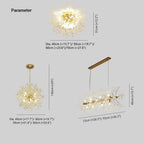 Pendant Light | Starburst Vintage Design & LED Bulb Included