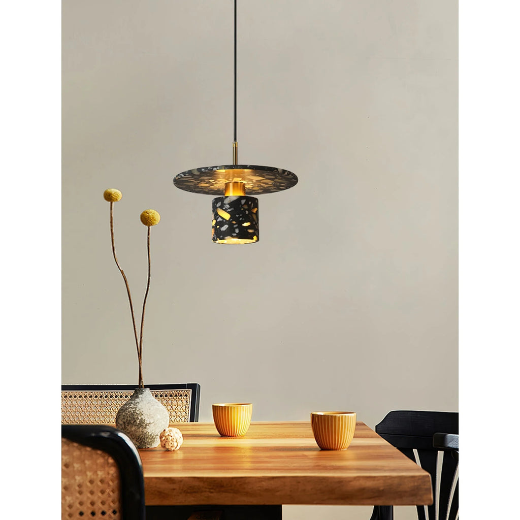 Pendant Light | Terrazzo Shade & Metal Body | Ø18/20/30 cm