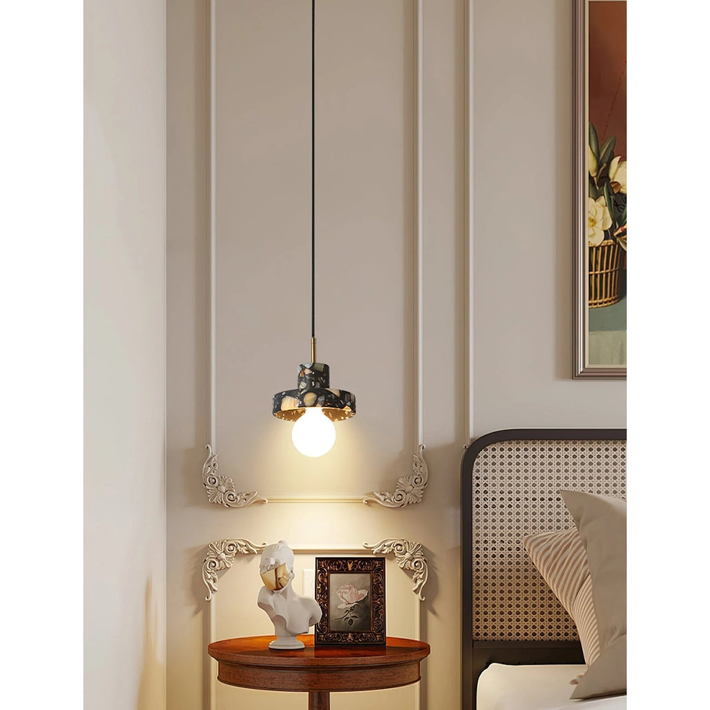 Pendant Light | Terrazzo Shade & Metal Body | Ø18/20/30 cm